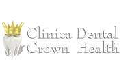 clinica dental crown health logo